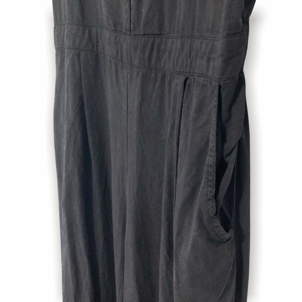Tea n Rose Adams Wide Leg Black Jumpsuit Size M - Picture 8 of 9